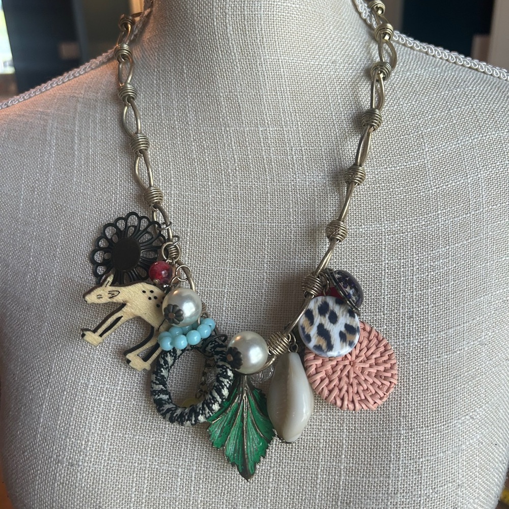 Plunder Charming Multicolor Statement Necklace